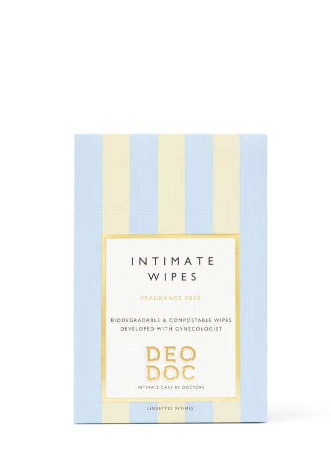 DeoDoc Intimate Wipes - Fragrance Free - Image 2