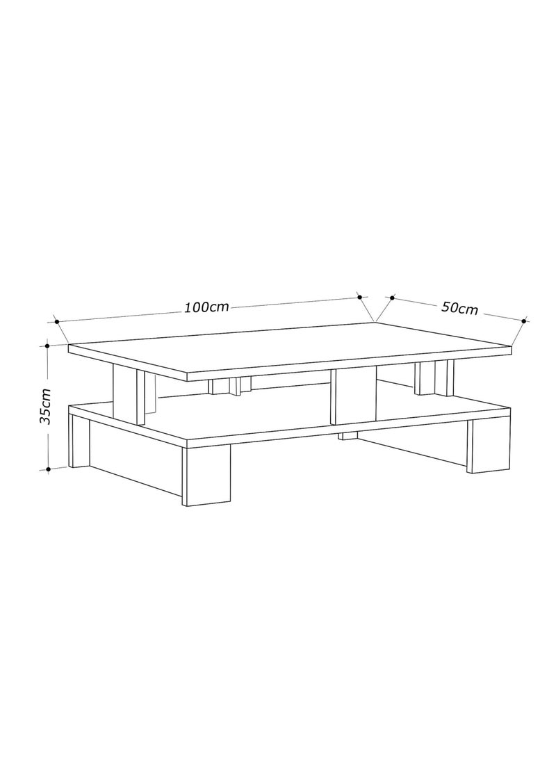Furniture Store Coffee table - Height 35 cm - Width 100 cm - Depth 50 cm, from Furniture Store.  - Image 2