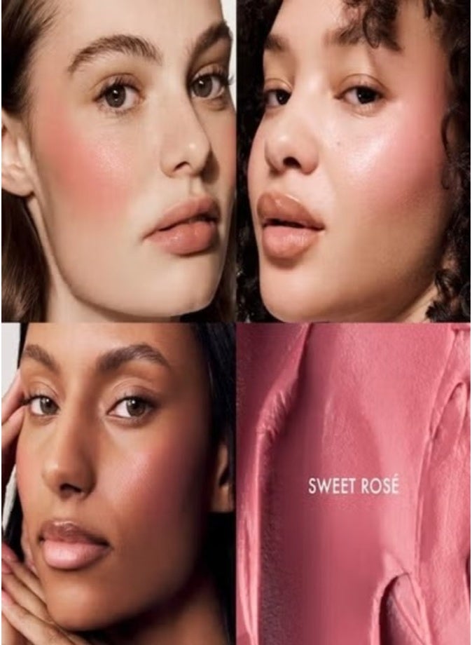 Summer Fridays Hydrating Blush Butter Balm with Peptides, Sweet Rosé 3.5g – Nourishing Creamy Color & Skincare Benefits - Image 2
