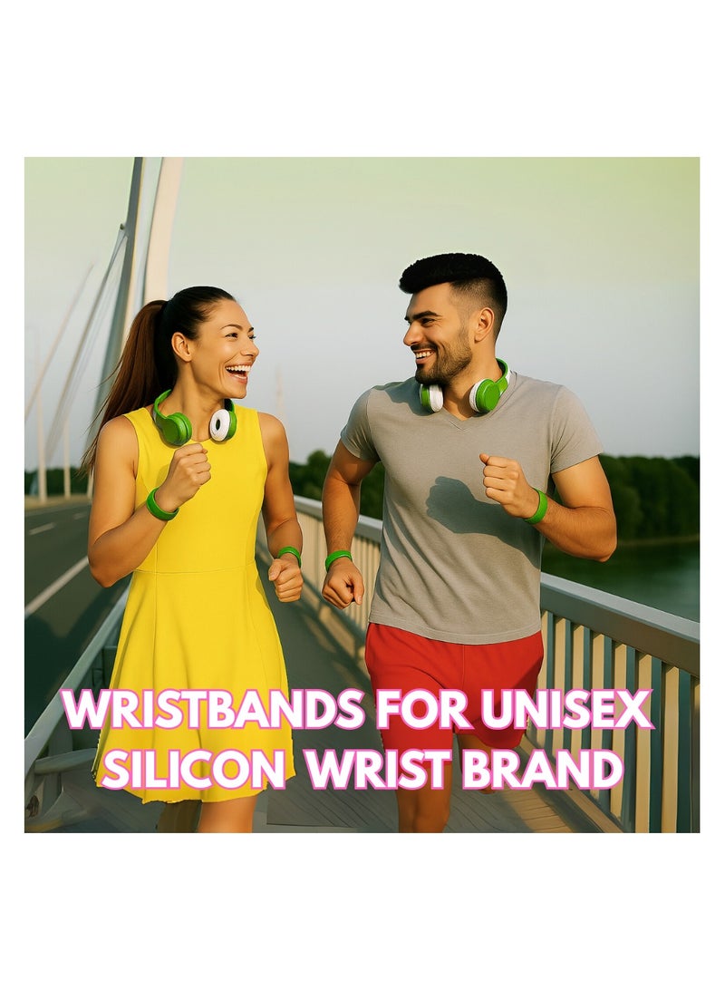 PRINTSHOP4ME Colorful Rubber Bracelets For Parties,Events,Fundraisers-Ideal For Sports,Birthday Parties,Team Building,Awareness Campaigns And Party Favors - Image 5