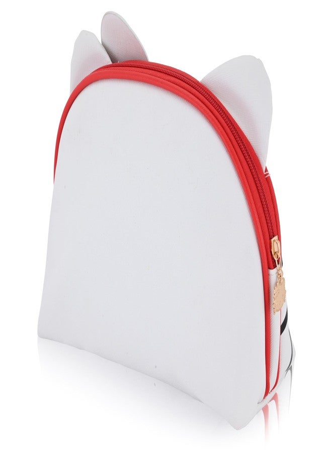 فاست فوروورد حقيبة مكياج سانريو هيلو كيتي للنساء | حقيبة أدوات تجميل للسفر من الجلد الصناعي هيلو كيتي للنساء | حقيبة مكياج للسفر | حقيبة مستحضرات تجميل - Image 3