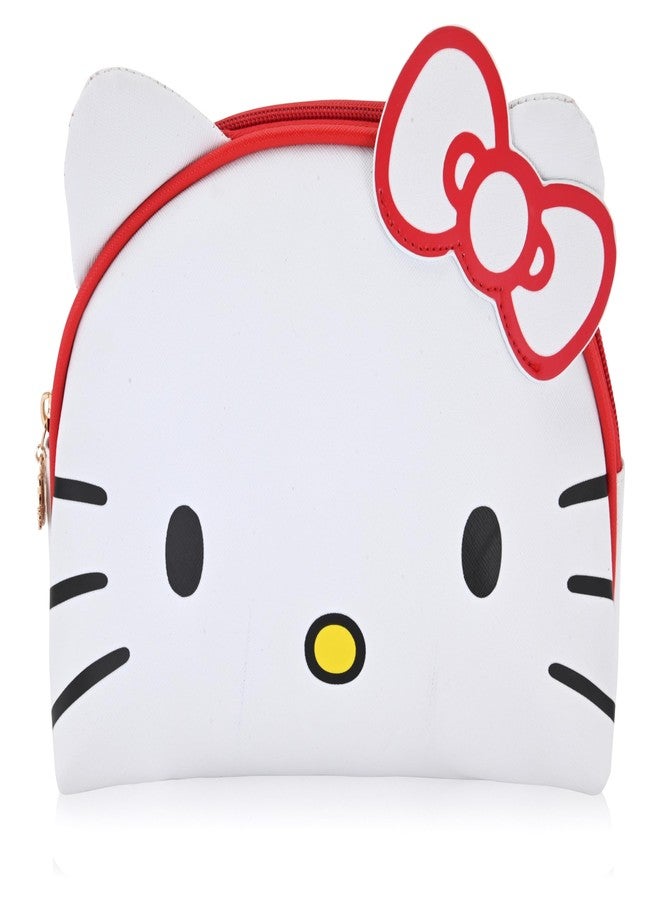 فاست فوروورد حقيبة مكياج سانريو هيلو كيتي للنساء | حقيبة أدوات تجميل للسفر من الجلد الصناعي هيلو كيتي للنساء | حقيبة مكياج للسفر | حقيبة مستحضرات تجميل - Image 2