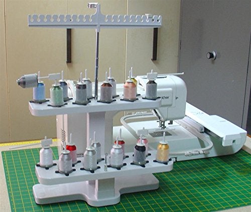 Embroidex - 20 Spool Thread Stand for All Home Embroidery Machines Brother Babylock Janome Bernina Pfaff etc.. - Image 2