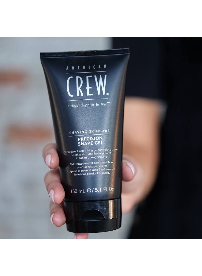 American Crew Shave Gel for Men, Soothes Skin and Prevents Irritation, 5.1 Fl Oz - Image 4