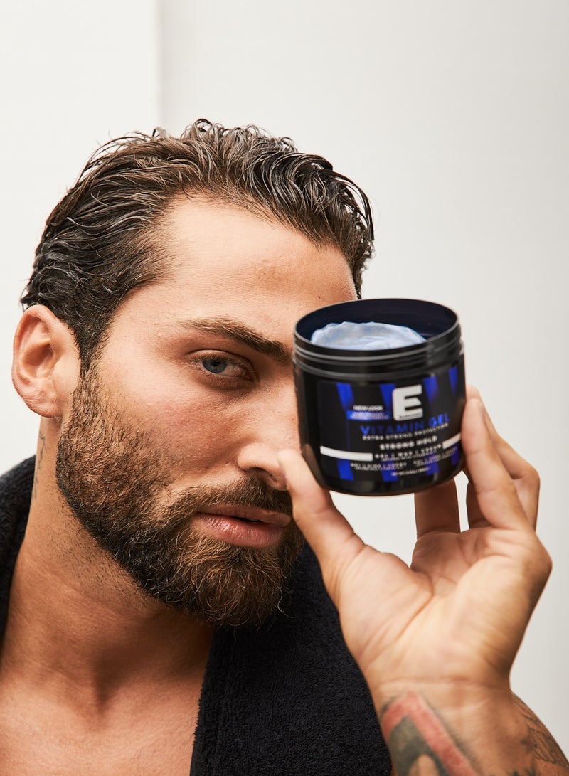 Elegance-E Series Vitamin Gel – Blue – 1000ml – Pack of 3 | Strong Hold, Pro-VB-5 Enriched, Flake-Free Shine & Volume - Image 4