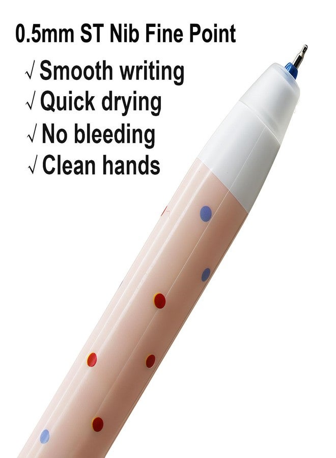 Maydahui 12 Pcs Cute Animal Erasable Pens Twistable Gel Pen Funny Cartoon Cat Dog Bear Panda Pen 0.5mm Blue Ink for Animal Pet Lovers School Office Supplies - Image 3