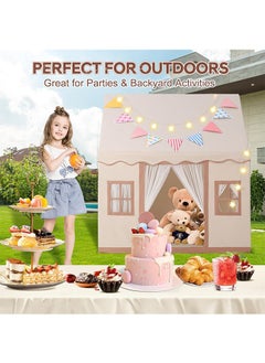 ERTYU ERTYU Large Kids Tent House Indoor,Toddler Play Tent With Birthday Party Decoration,Indoor Outdoor Play house for Baby Princess Castle Tent,Kids Indoor Room Toys for Boys Girls Age 3-10 Years Old  - Image 4