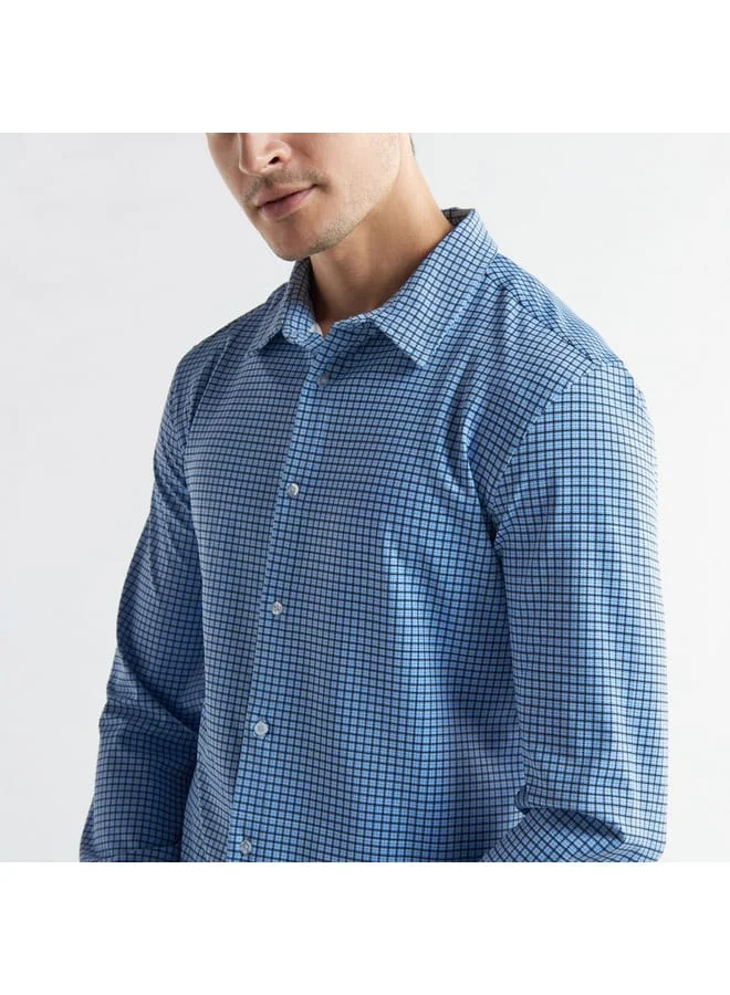 Splash FAV Checked Shirt with Long Sleeves