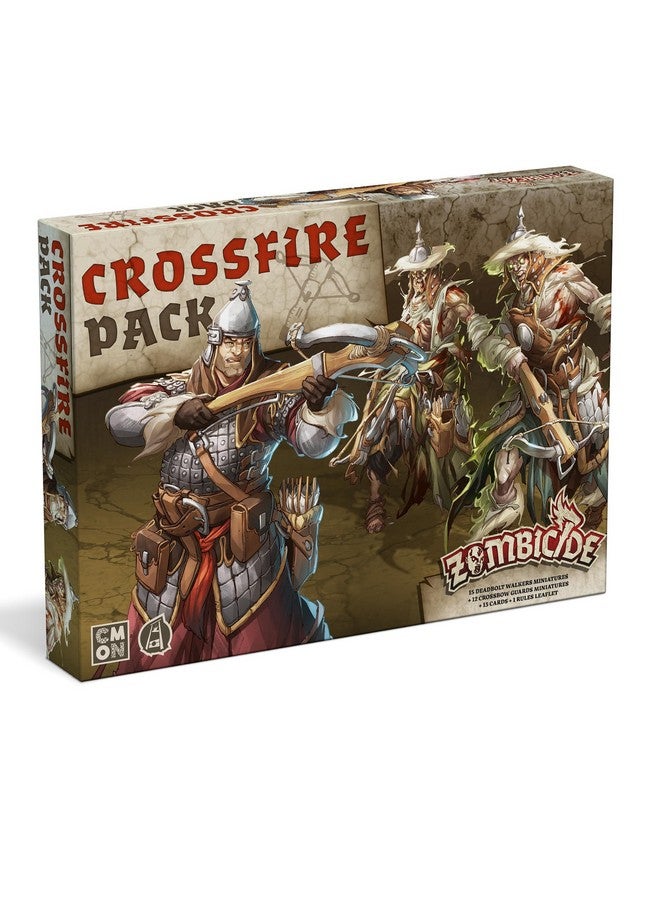 CMON Zombicide White Death: Crossfire Pack - Add New Guards & Zombies to Your Games! Cooperative Strategy Game with Tabletop Miniatures, Ages 14+, 1-6 Players, 1 Hour Playtime, Made by CMON - Image 1