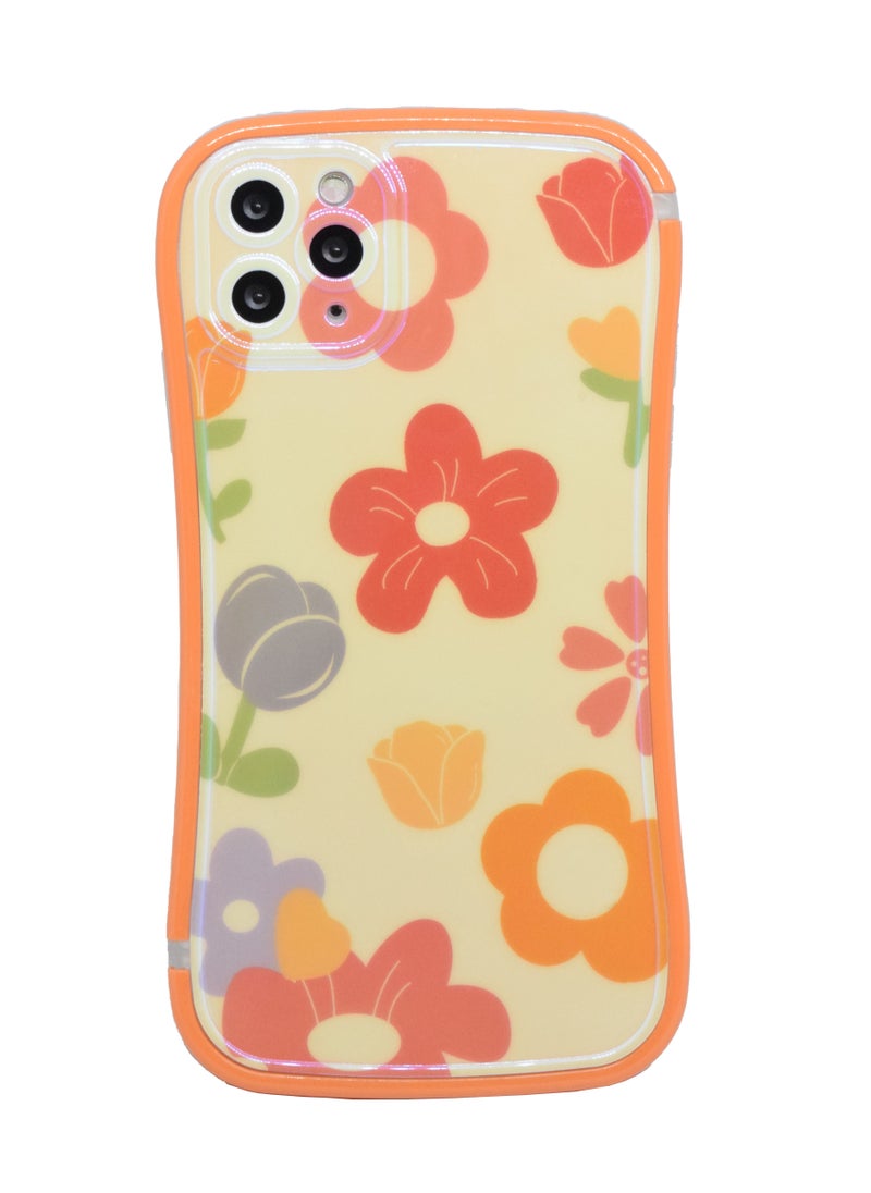Houmt iPhone 11 Pro Max Curve Design Girls Cool Fashion Style Case with Camera Protection Full Shockproof Protective Cover  - Image 1