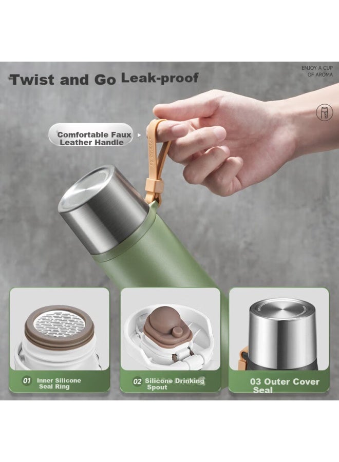 Supor Insulated Mug Large Capacity 316l Stainless Steel Water Bottle For Men Tea Infuser Cup With Tea Separator Business Portable Car Cup - Image 3