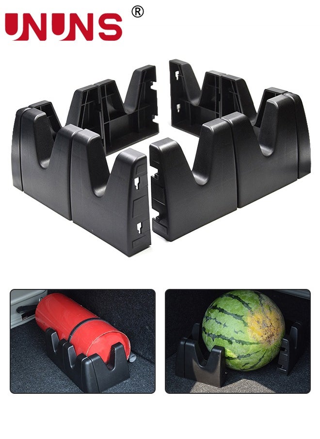 UNUNS - 8 Sets Car Trunk Organizer Blocks,Multipurpose Car Trunk Storage Organizer Blocks Trunk Divider Available To Wool Trunk's Carpet For Truck Car SUV Van Cargo - Image 1