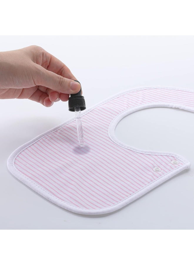 Hakochia Waterproof Baby Bibs Organic Cotton Super Soft and Absorbent With Adjustable Snap for Baby Boys and Girls - Image 3