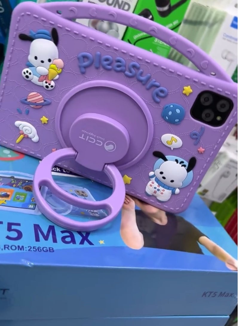 CCIT KT5 MAX 10 inch screen Kids Tablet with 256GB ROM + 6GB RAM blue colour - Image 3