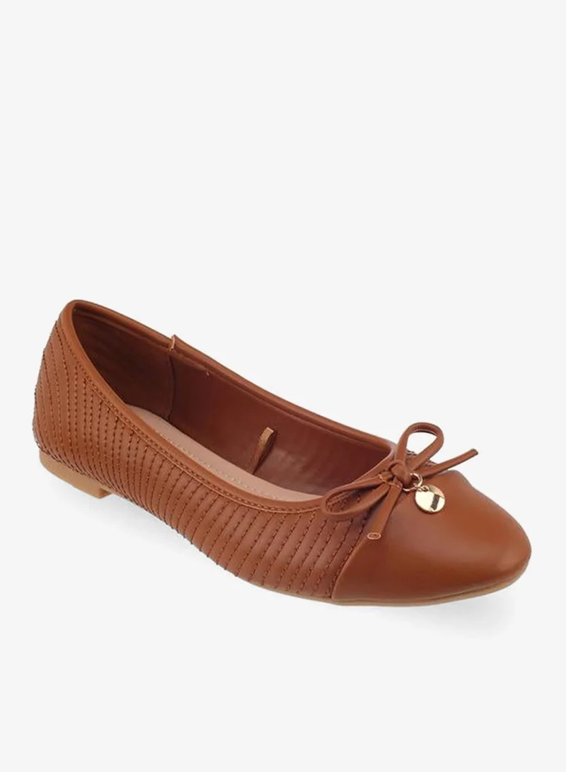 Paprika TAN Women Slip-On Ballerina Shoes for Women | Best Price UAE
