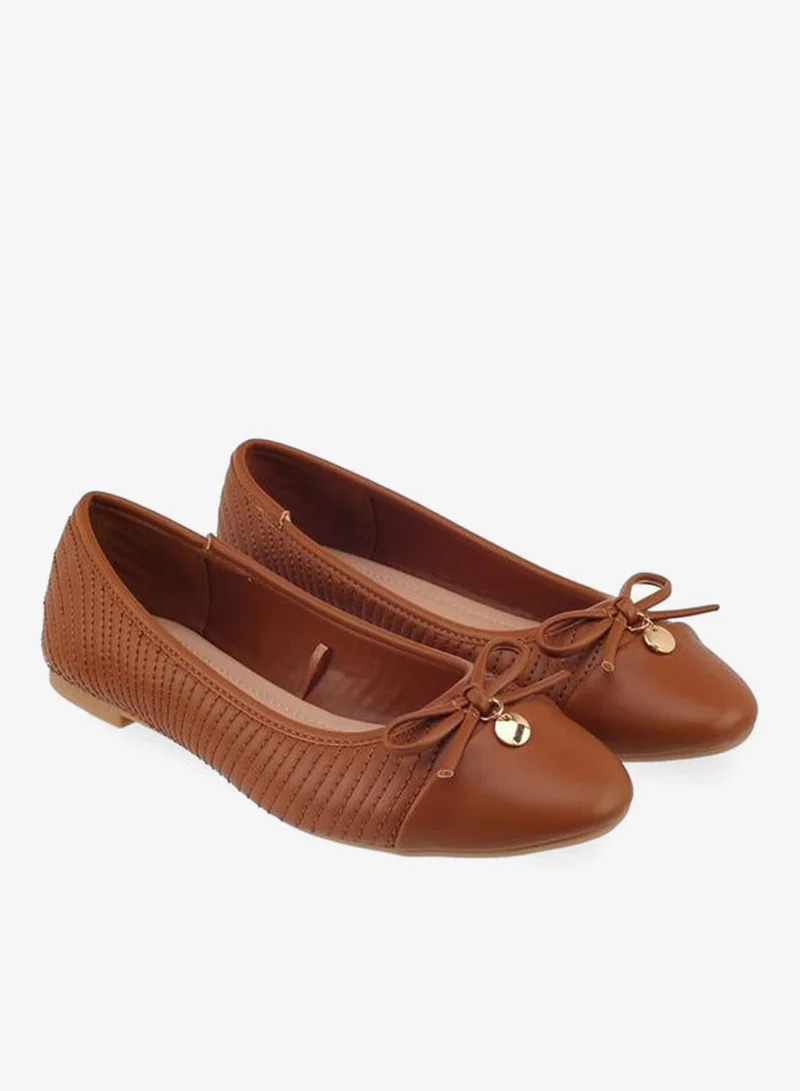 Paprika TAN Women Slip-On Ballerina Shoes for Women | Best Price UAE