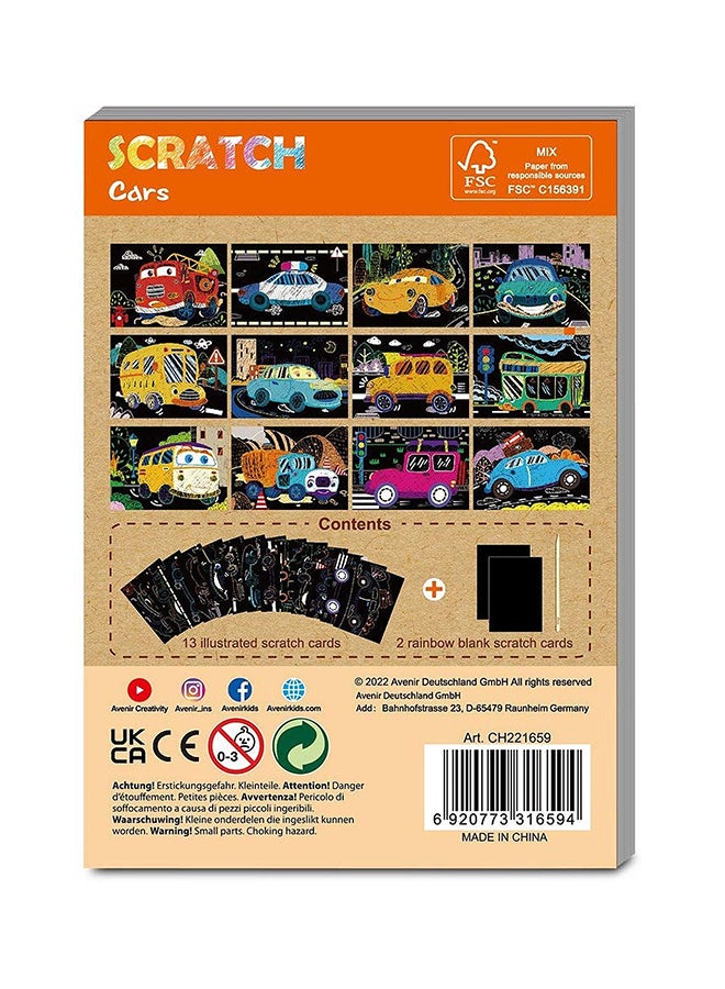 Avenir Mini Scratch Book  Cars | Introducing the "Mini Scratch Book: Cars Edition - Image 2