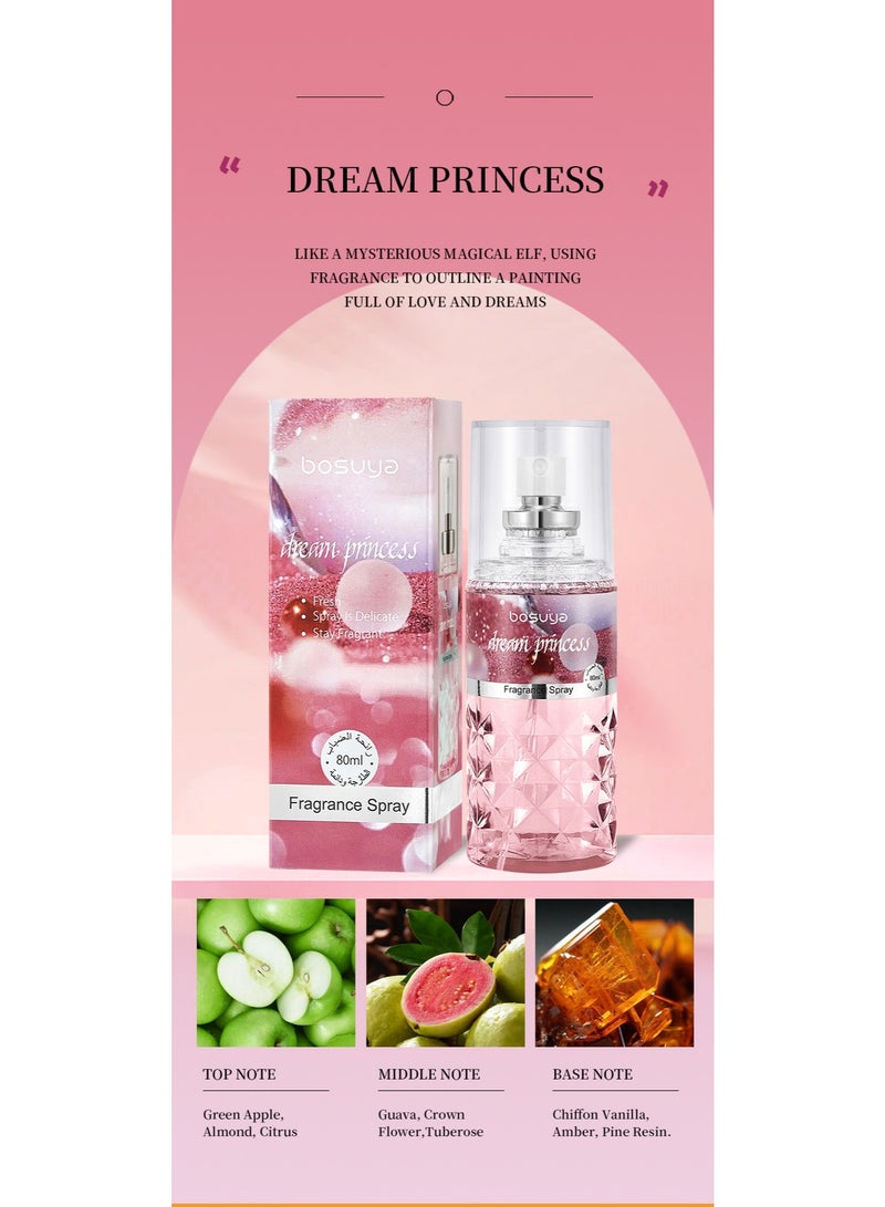 BOSUYA Fragrance Spray Perfume Natural Fresh Long Lasting Eau de Toilette-Dream Princess - Image 2
