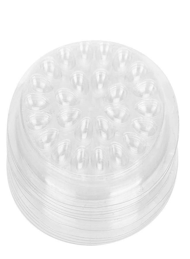 Filfeel Eyelash Glue Holder - 50PCS Disposable Plastic Glue Pallet Pad for Eyelash Extensions or Ink - Image 1