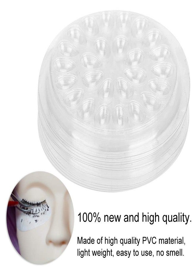 Filfeel Eyelash Glue Holder - 50PCS Disposable Plastic Glue Pallet Pad for Eyelash Extensions or Ink - Image 5