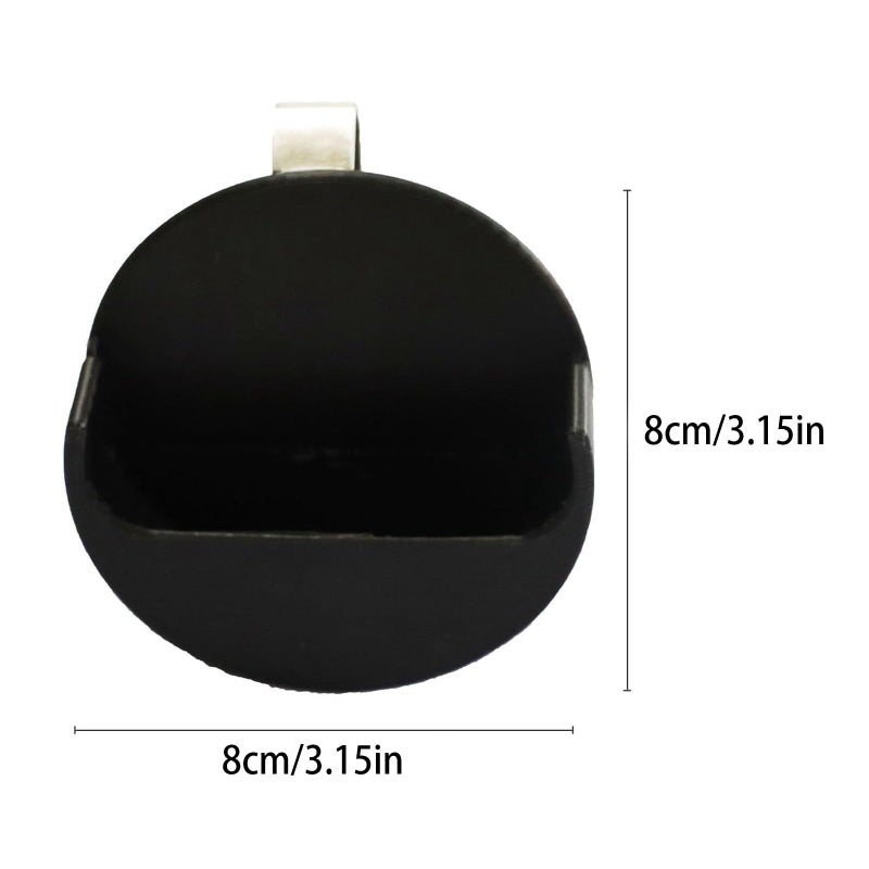 Universal White Car Visor Clip On Holder Secure Storage Pouch for Cars Trucks SUVs - Image 3
