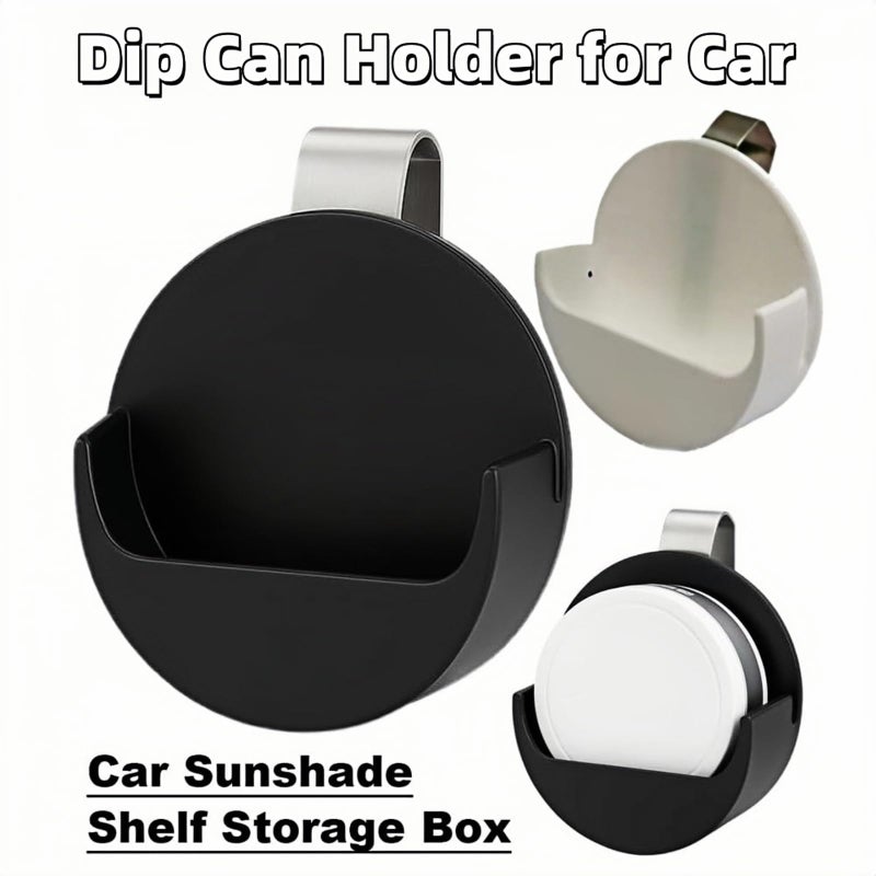 Universal White Car Visor Clip On Holder Secure Storage Pouch for Cars Trucks SUVs - Image 4