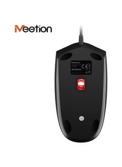 Meetion Meetion MT-M362 USB Wired Optical Computer Mouse -Black  - Image 4