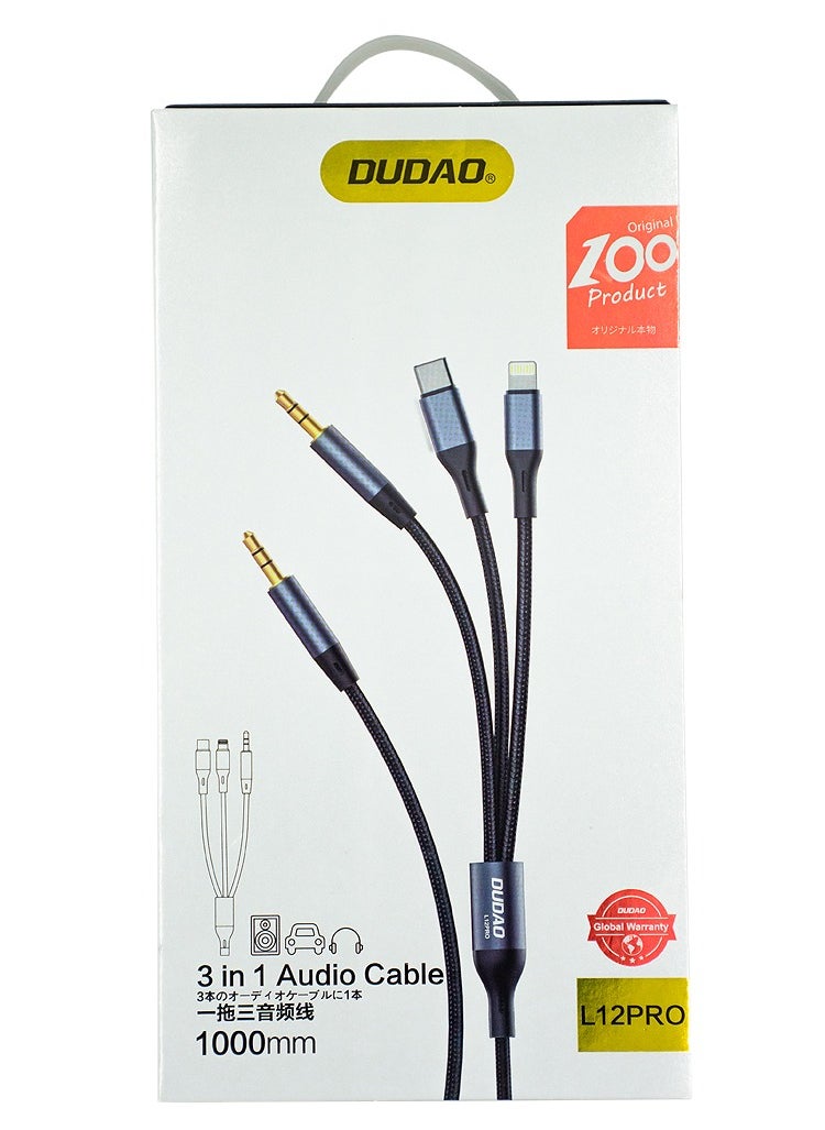 DUDAO 3 in 1 Audio Cable  - Image 3