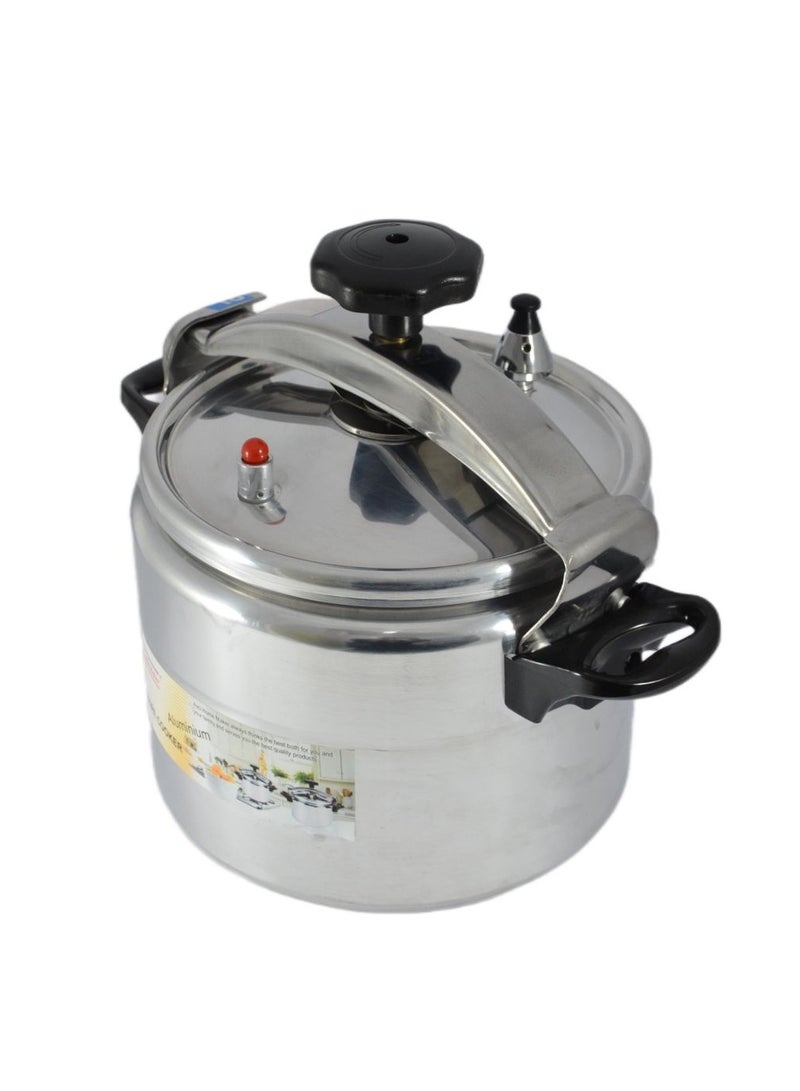 Homemaker Aluminium Pressure Cooker 24Cm - 8 Liter Capacity - Silver - Image 3