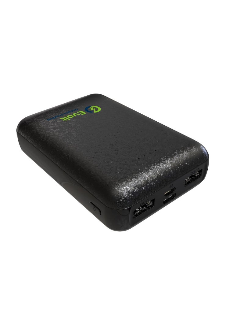 Evolt PB-400 Compact 10,000 MAH Dual USB Powerbank With LED Indicators And Over-current Protection  - Image 2