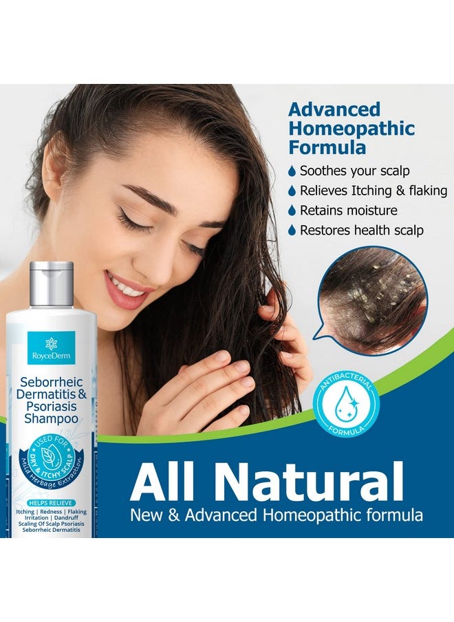 Roycederm - Oycederm Psoriasis Shampoo Seborrheic Dermatitis Shampoo Folliculitis Shampoo Dandruff Shampoo Scalp Psoriasis Treatment Seborrheic Dermatitis Treatment Dry Itchy Scalp Treatment - Image 1