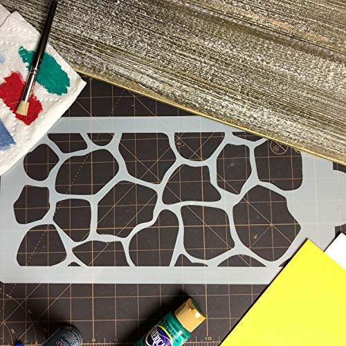 Designer Stencils C453 Giraffe Skin Cake Stencil, Beige/semi-transparent - Image 5