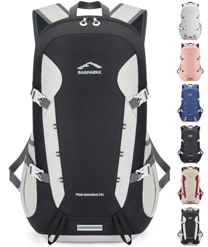 BAGPARKK Hiking Backpack,Large 35L Travel Backpacks for Men Women,Water Resistant Ultra Lightweight Foldable Packable Camping Daypack for Outdoor Sports - Image 1