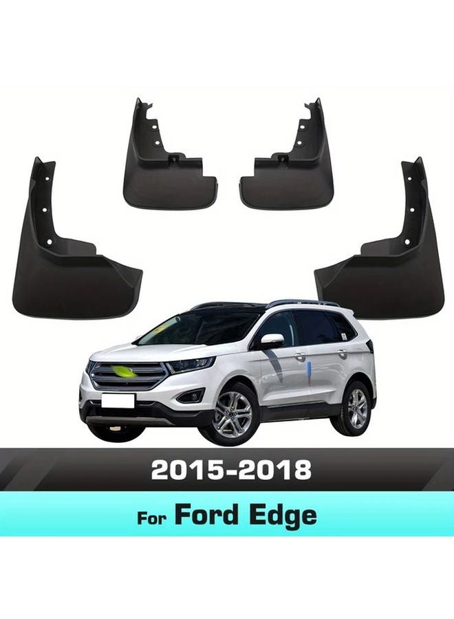 2015 2018 Ford Edge ABS Fender Mudguard Splash Flap Set 4PCS FF 15 Model - Image 2