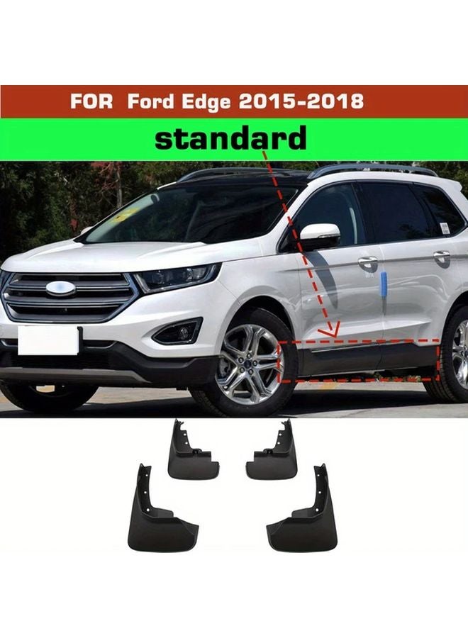 2015 2018 Ford Edge ABS Fender Mudguard Splash Flap Set 4PCS FF 15 Model - Image 3