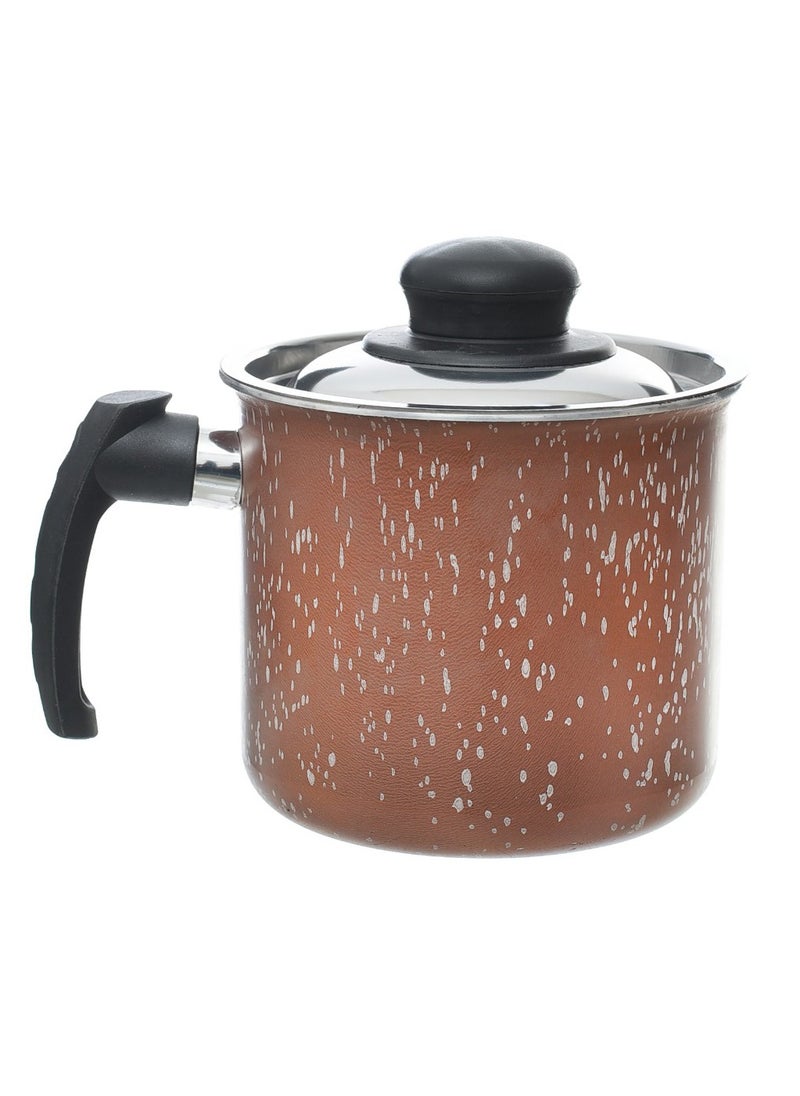 LAZORD Granite Milk Pot 14cm 2 Piece Multicolor  - Image 1