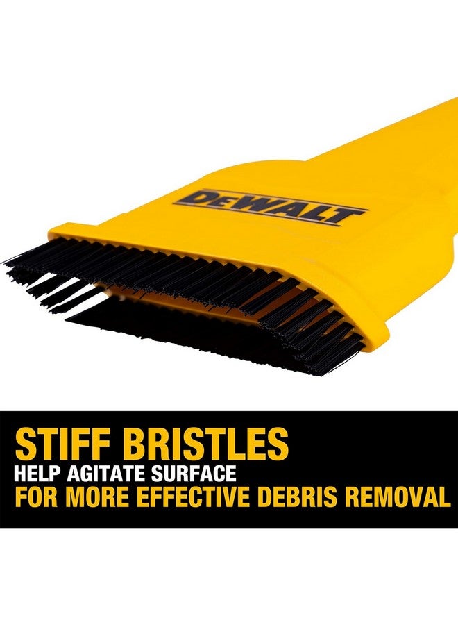 DEWALT Ergonomic Design Claw Utility Nozzle Brush Yellow and Black 12.3 x 8.4 x 44.5 cm DXVA00-4300 - Image 3