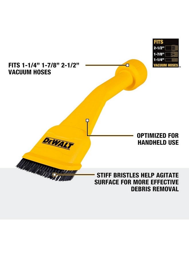 DEWALT Ergonomic Design Claw Utility Nozzle Brush Yellow and Black 12.3 x 8.4 x 44.5 cm DXVA00-4300 - Image 2