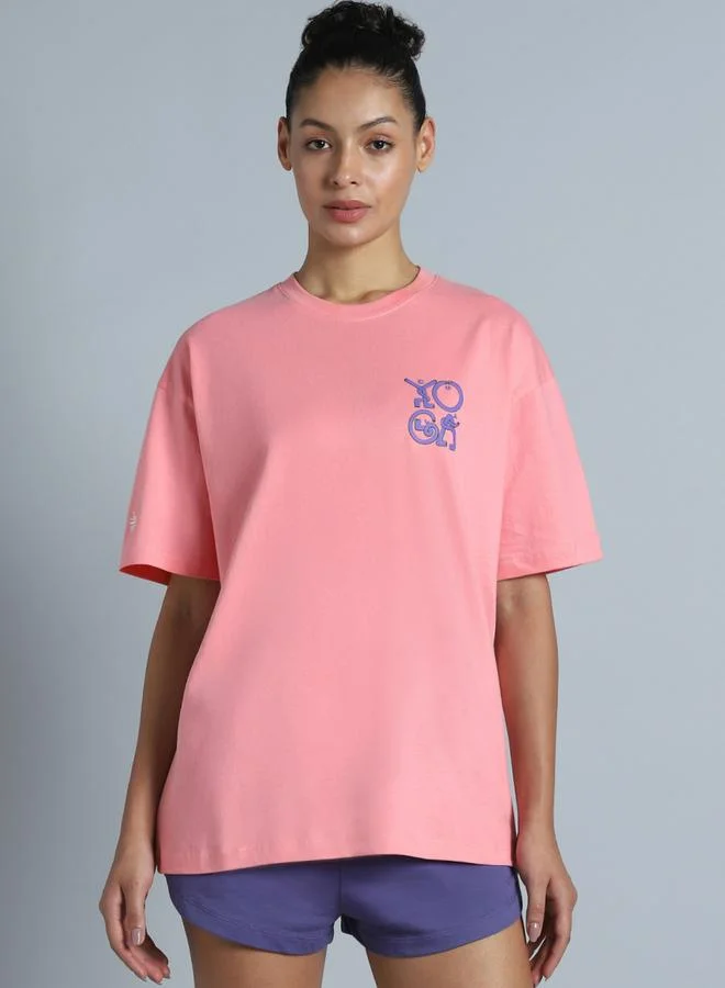 كالت تيشرت مطبوع قصة واسعة