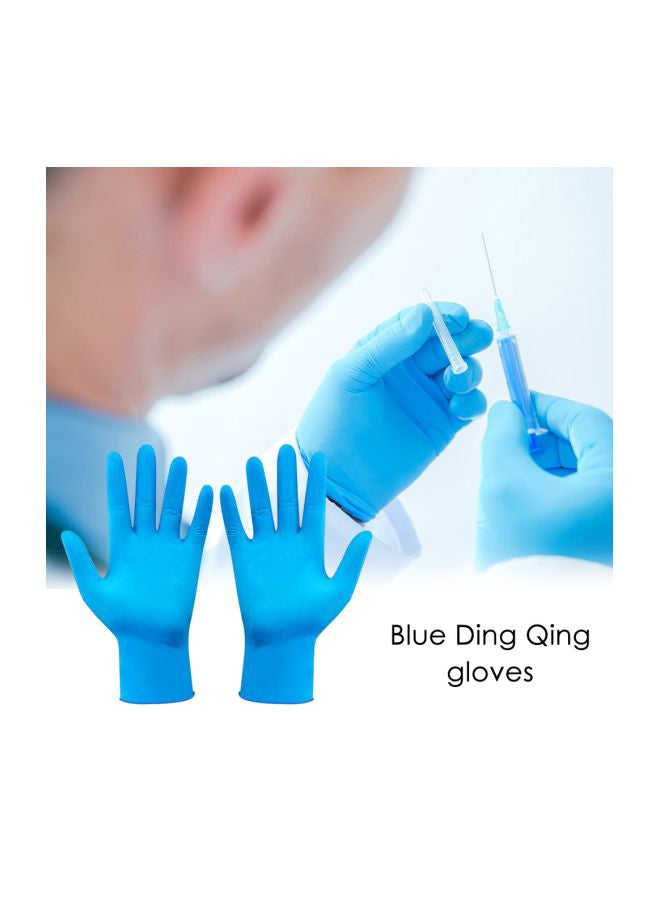NIBEMINENT Pair Of Protective Gloves Blue 10x22cm  - Image 3