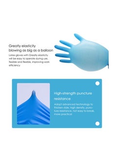 NIBEMINENT Pair Of Protective Gloves Blue 10x22cm  - Image 4