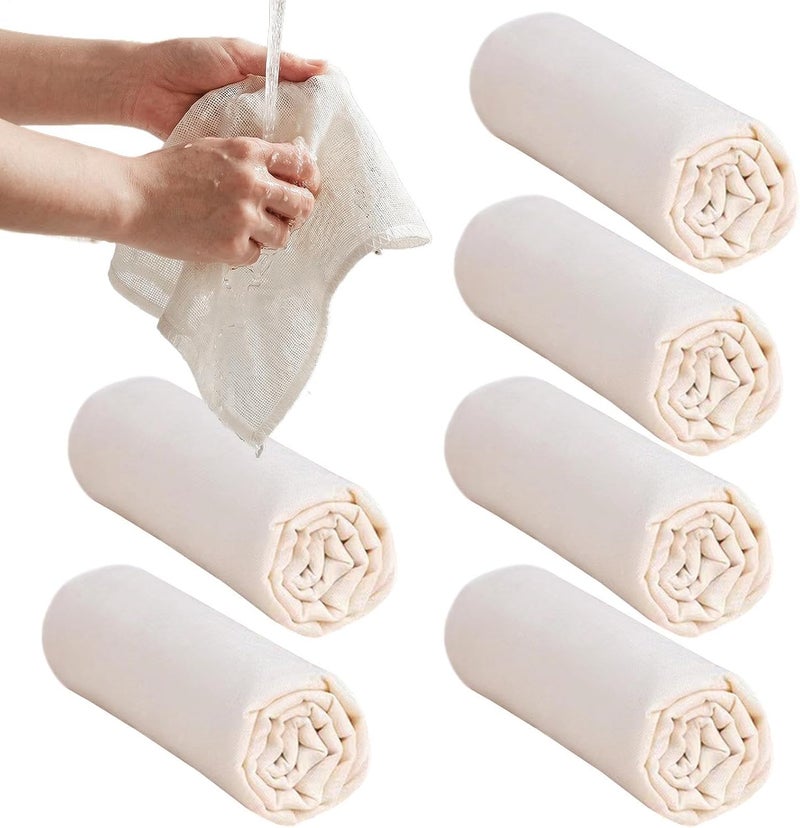 Cheese Cloths, Unbleached Reusable Fine Mesh | Cheesecloth Cotton Nut Milk Strainer | for Juicing Soy Milk Yogurt Making DIY Drinks Crafts - Image 1