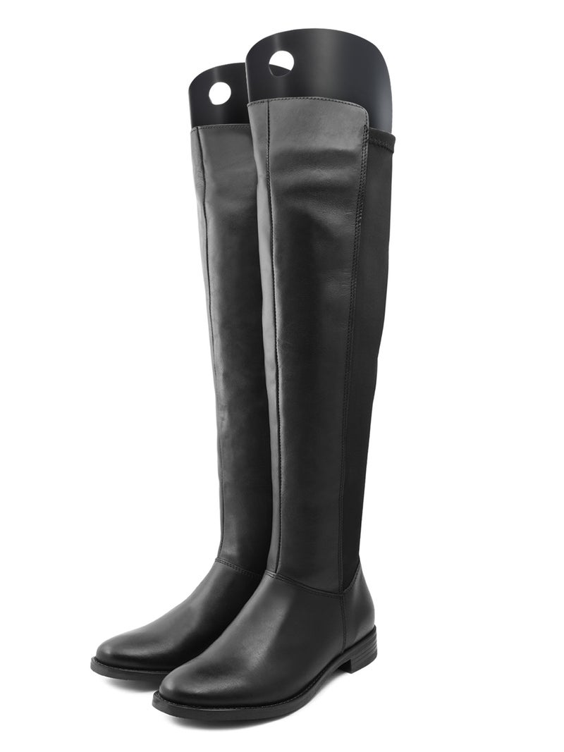 Bememo 8 Pieces Boot Shaper Form Inserts Tall Boot Support for Women and Men (Black, 8 Inch) - Image 4