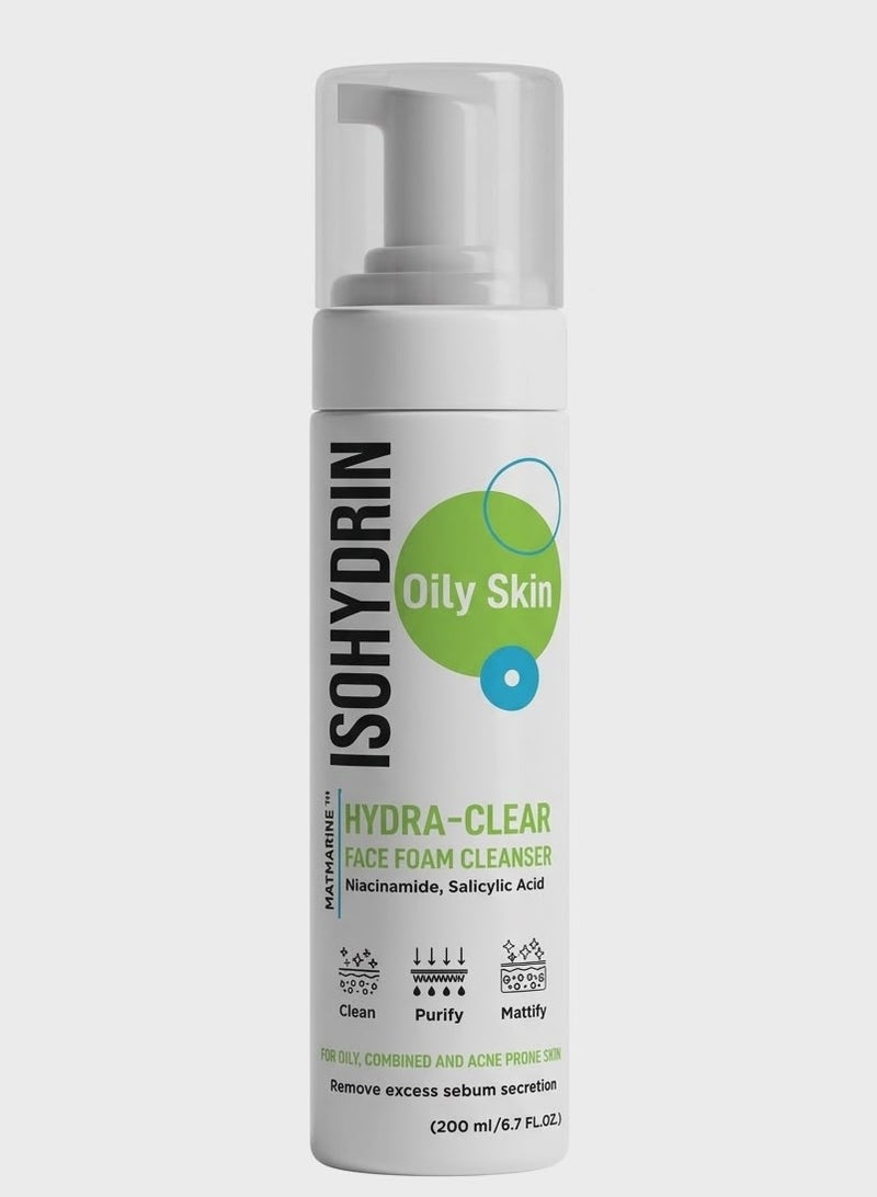 ISOHYDRIN Hydra-Clear Foam Cleanser - 200ml - Image 1