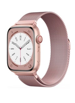 Stainless Steel Magnetic Band Compatible with Apple Watch 49mm 45mm 44mm 42mm, Adjustable Milanese Magnet Metal Strap Men Women for iWatch Series 8/7/6/5/4/3/2/1/SE/Ultra