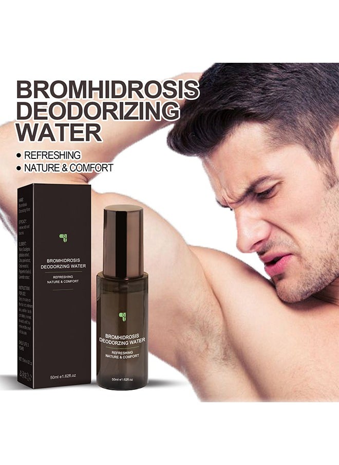 West&Month Bromhidrosis Deodorzing Water 50ml- Bromhidrosis Spray for Eliminate Armpit Odor,Body Odor Spray Underarm Antiperspirant and Deodorant Mild Long Lasting Waterproof Sweatproof  - Image 2