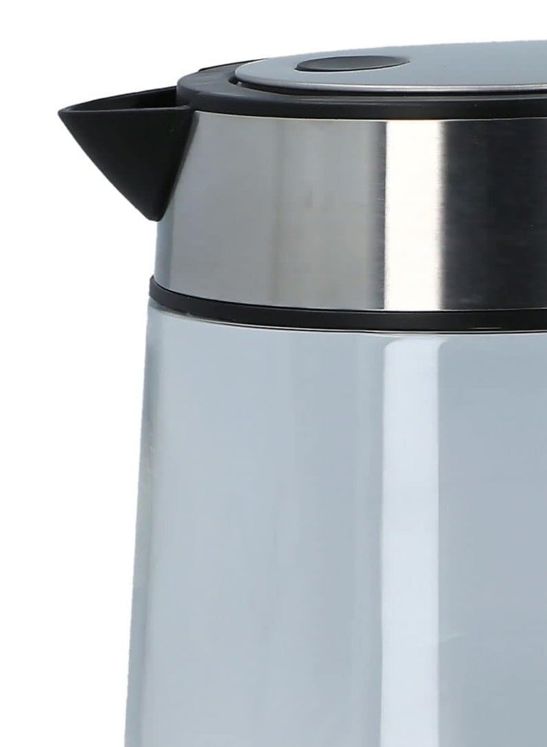 Westinghouse 2200W Electric Glass Kettle, Transparent with Blue Illumination, 1.7L, Cordless Serving, 360° Swivel Base, Auto/Manual Shut-Off, Boil Dry Protection - Image 4