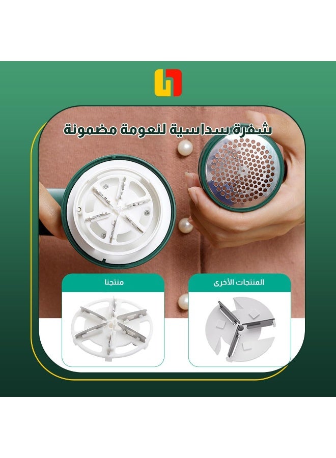 Portable Fabric Lint Remover – USB Rechargeable Lint & Fabric Shaver ✔ Efficient Lint Removal – Easily restores clothes, carpets, and blankets to their original look. ✔ Perfect for Pet Hair Removal – Keeps furniture and clothing free from cat and dog hair. ✔ Ideal for Sweaters, Wool Fabrics, and Upholstered Furniture. - Image 4