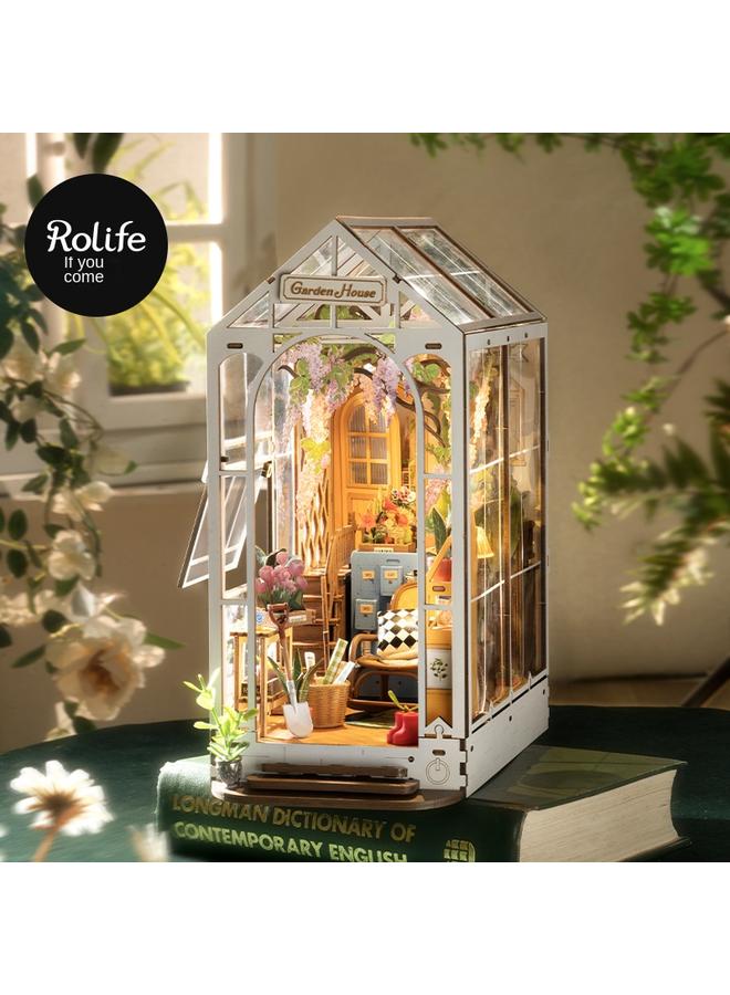 Bluejw If You Come To Diy Book House Holiday Flower House Creative Wooden 3d Hand Assembled Gift Toy Gift - Image 2
