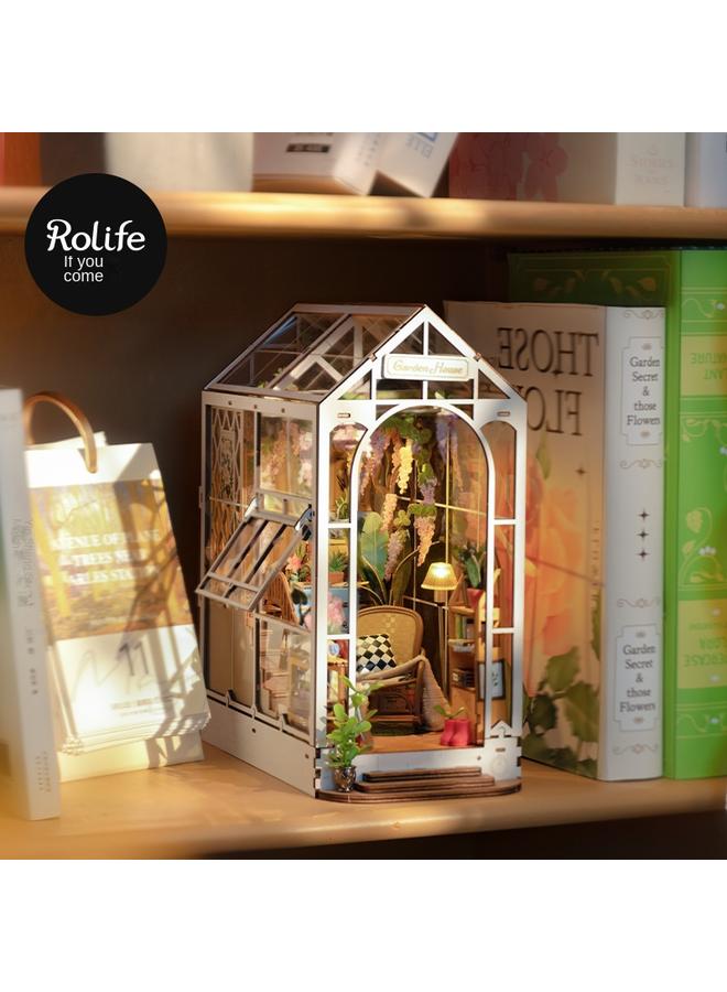 Bluejw If You Come To Diy Book House Holiday Flower House Creative Wooden 3d Hand Assembled Gift Toy Gift - Image 3